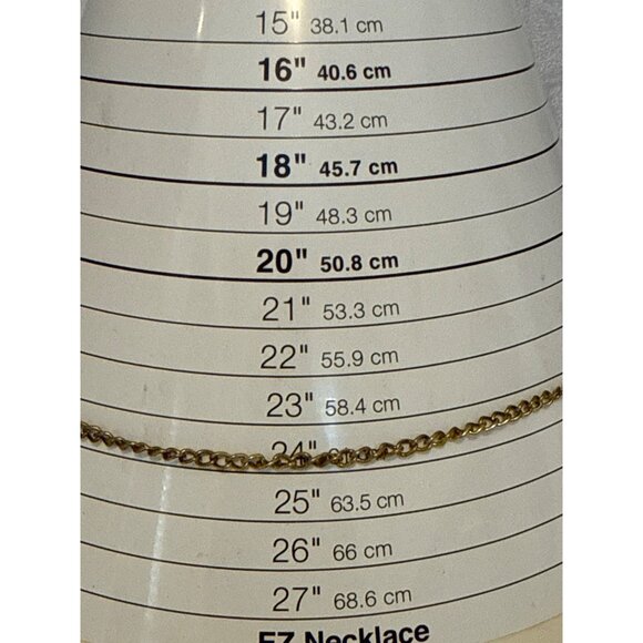 Gold-Plated Chain Necklace Double Lobster Claw Clasp - Picture 2 of 4